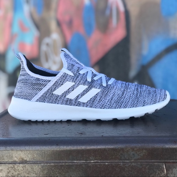 W Cloudfoam Pure White Comfortable Knit Sneakers - Picture 1 of 12